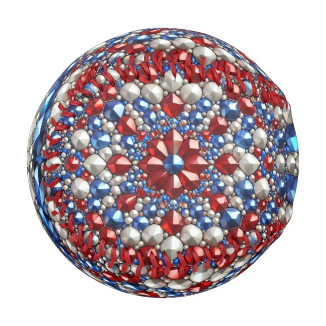 Patriotic baseball with Netherlands Colors (Front Left)