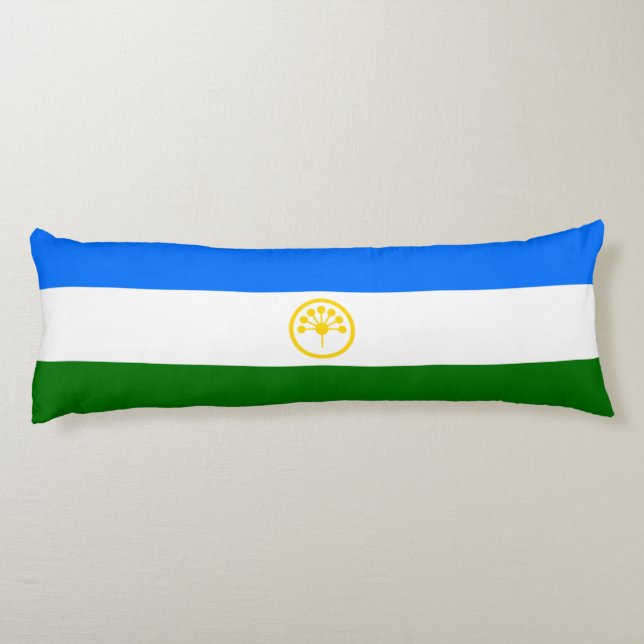 Patriotic Bashkortostan Flag Body Pillow (Back)