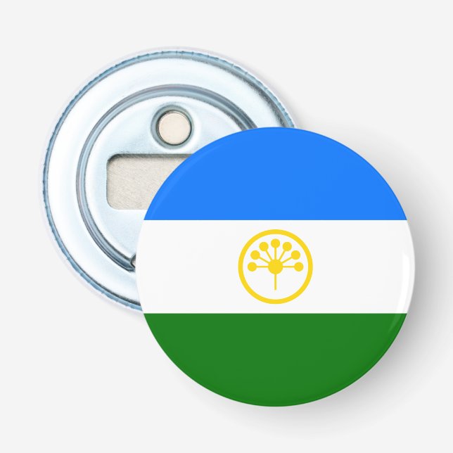 Patriotic Bashkortostan Flag Bottle Opener (Front)