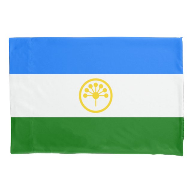 Patriotic Bashkortostan Flag Pillow Case (Front)