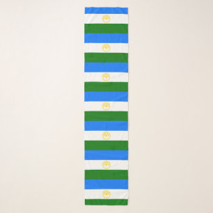 Patriotic Bashkortostan Flag Scarf
