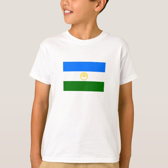 Patriotic Bashkortostan Flag T-Shirt (Front)