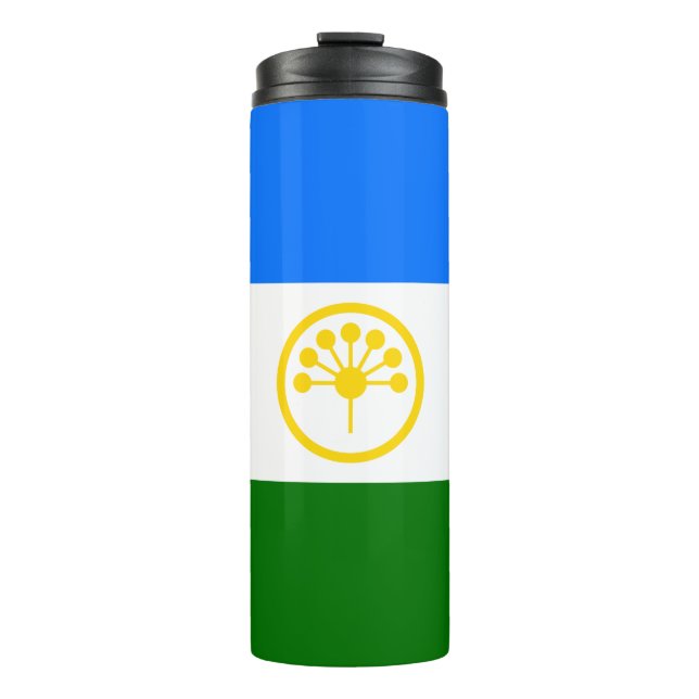 Patriotic Bashkortostan Flag Thermal Tumbler (Front)