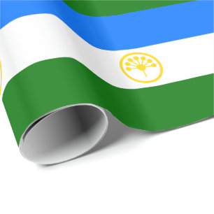 Patriotic Bashkortostan Flag Wrapping Paper
