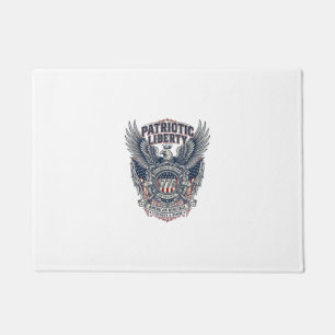 Patriotic Battle Shield 1776 Military Inspired Sym Doormat
