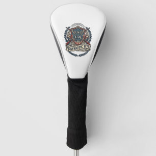 Patriotic Battle Shield 1776 Military Inspired Sym Golf Head Cover