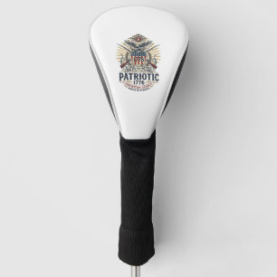 Patriotic Battle Shield 1776 Military Inspired Sym Golf Head Cover