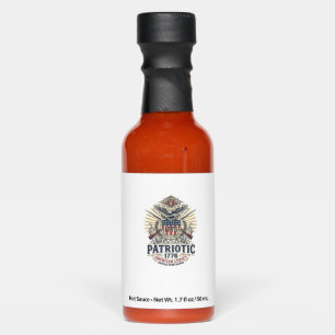 Patriotic Battle Shield 1776 Military Inspired Sym Hot Sauces