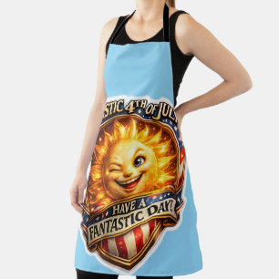 Patriotic BBQ apron