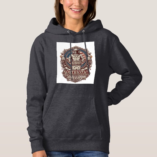 Patriotic Beekeeper Vector Graphic Tee (Front)