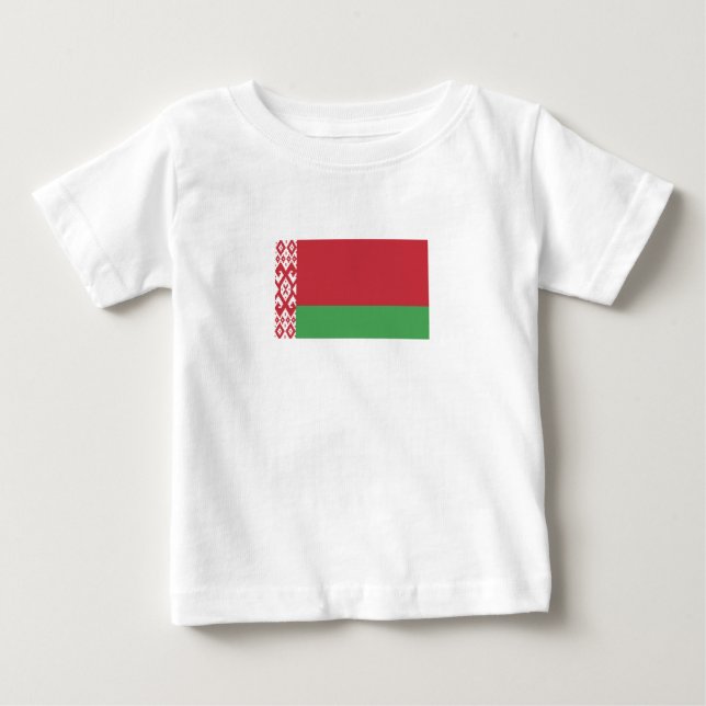 Patriotic Belarusian Flag Baby T-Shirt (Front)