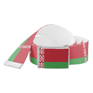 Patriotic Belarusian Flag Belt