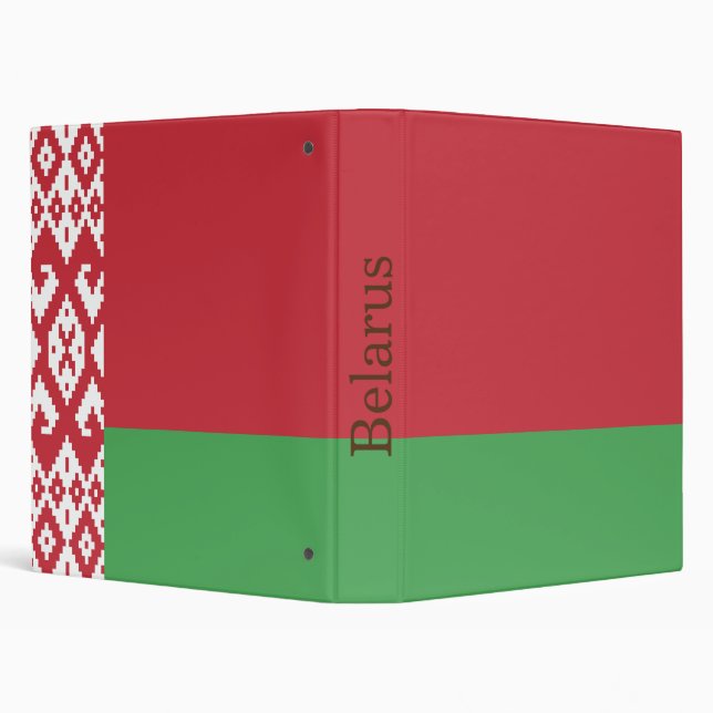 Patriotic Belarusian Flag Binder (Background)