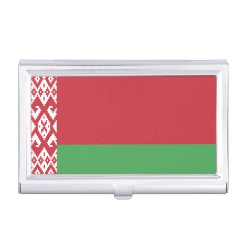 Patriotic Belarusian Flag Business Card Case