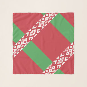 Patriotic Belarusian Flag Scarf
