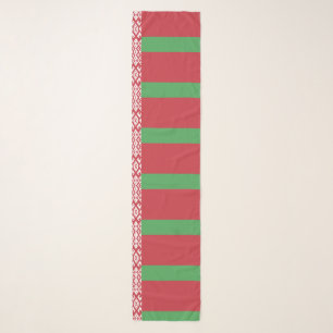 Patriotic Belarusian Flag Scarf