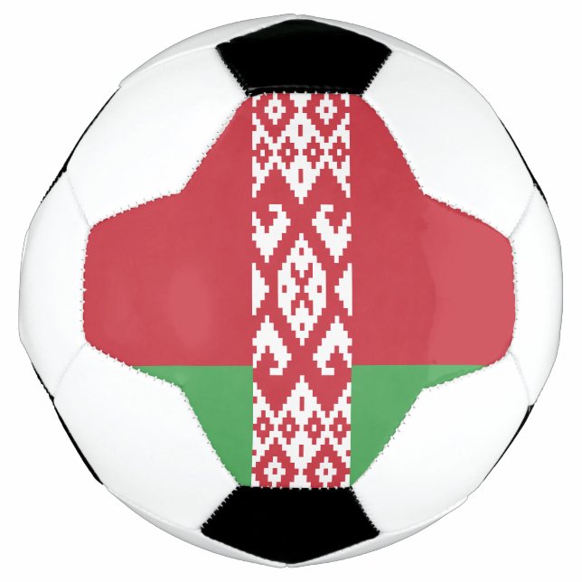 Patriotic Belarusian Flag Soccer Ball (Front)