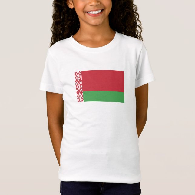 Patriotic Belarusian Flag T-Shirt (Front)