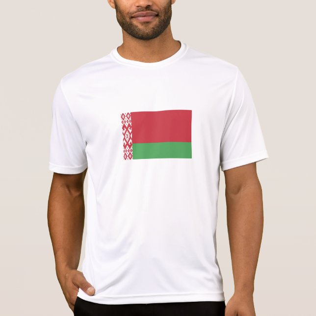 Patriotic Belarusian Flag T-Shirt (Front)