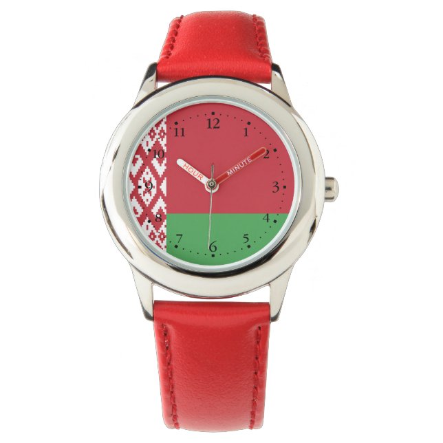 Patriotic Belarusian Flag Watch (Front)
