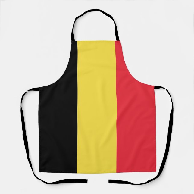Patriotic Belgian Flag Apron (Front)