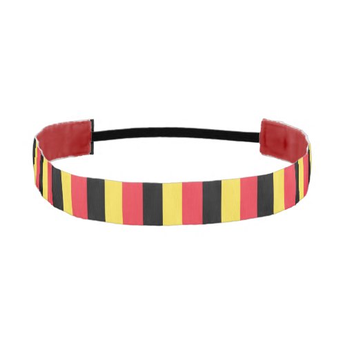 Patriotic Belgian Flag Athletic Headband