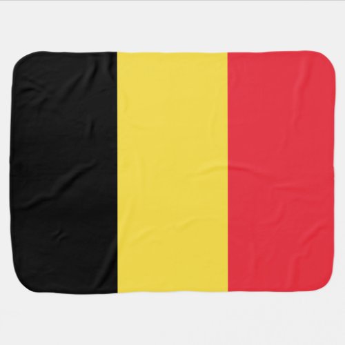 Patriotic Belgian Flag Baby Blanket