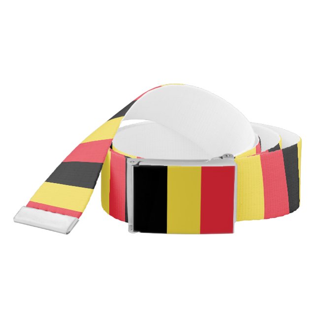 Patriotic Belgian Flag Belt (Snake)