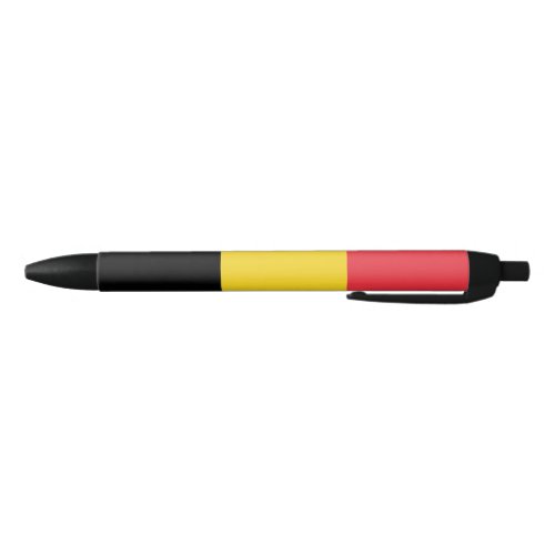 Patriotic Belgian Flag Blue Ink Pen