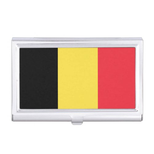 Patriotic Belgian Flag Case For Business Cards