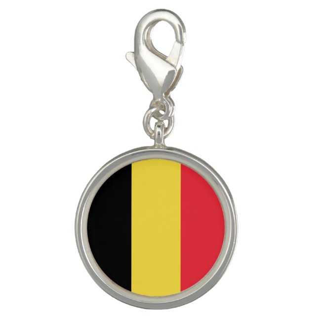 Patriotic Belgian Flag Charm (Front)