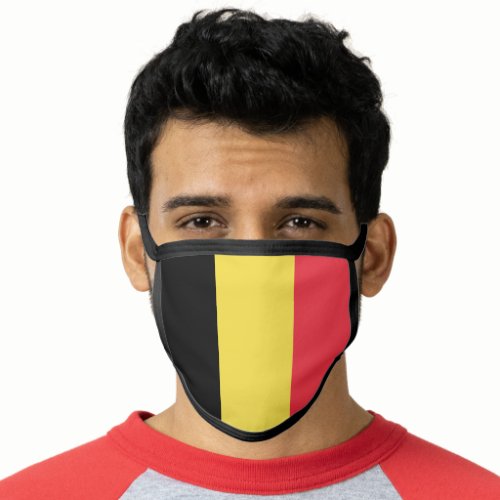 Patriotic Belgian Flag Face Mask