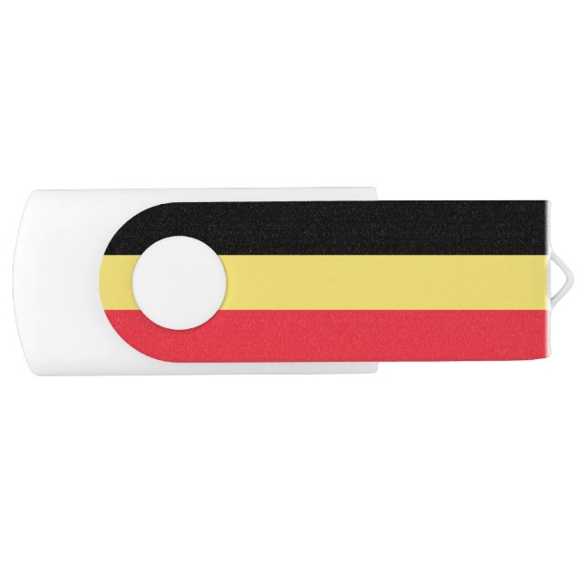 Patriotic Belgian Flag Flash Drive (Front)