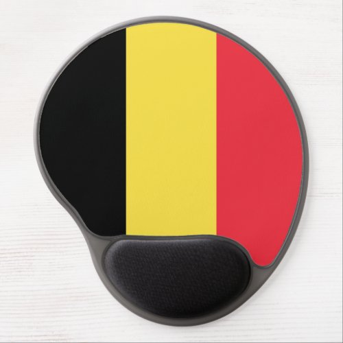 Patriotic Belgian Flag Gel Mouse Pad