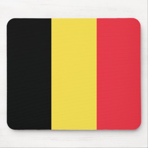 Patriotic Belgian Flag Mouse Pad