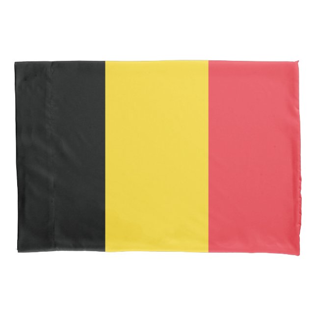 Patriotic Belgian Flag Pillow Case (Front)