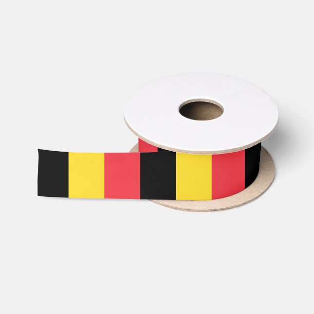 Patriotic Belgian Flag Satin Ribbon (Spool)
