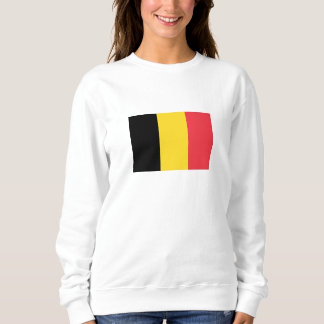 Patriotic Belgian Flag Sweatshirt (Front)