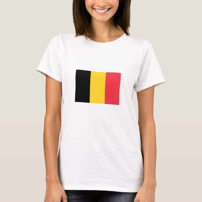 Patriotic Belgian Flag T-Shirt (Front)