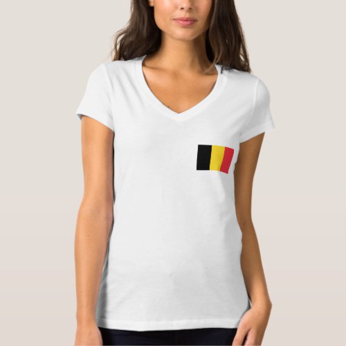 Patriotic Belgian Flag T_Shirt