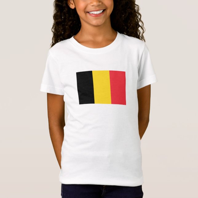 Patriotic Belgian Flag T-Shirt (Front)