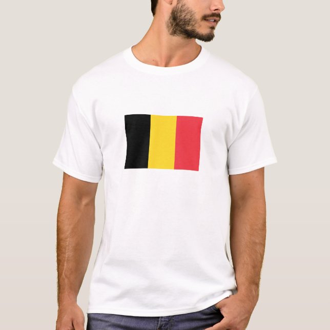 Patriotic Belgian Flag T-Shirt (Front)