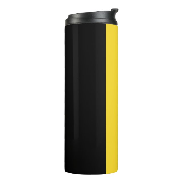 Patriotic Belgian Flag Thermal Tumbler (Rotated Left)