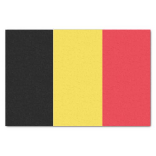 Patriotic Belgian Flag Tissue Paper