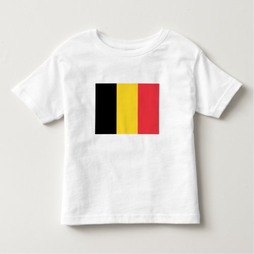 Patriotic Belgian Flag Toddler T_shirt