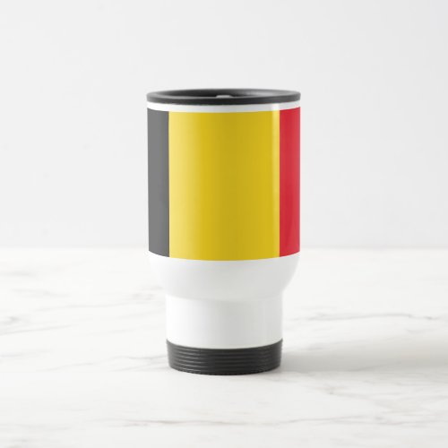 Patriotic Belgian Flag Travel Mug