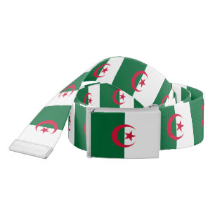 Patriotic Belt with flag of Algeria