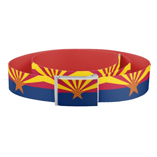 Patriotic Belt with flag of Arizona, U.S.A. (Coil)