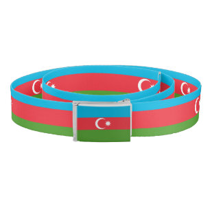 Patriotic Belt with flag of Azerbaijan