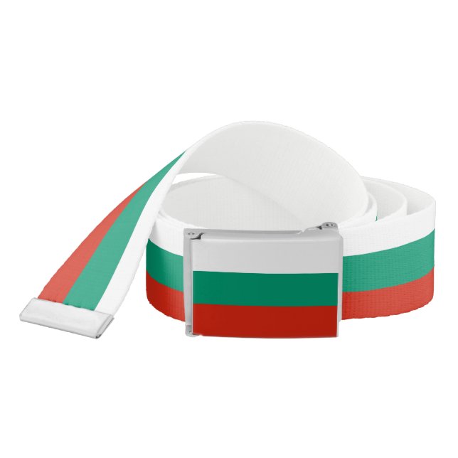 Patriotic Belt with flag of Bulgaria (Snake)